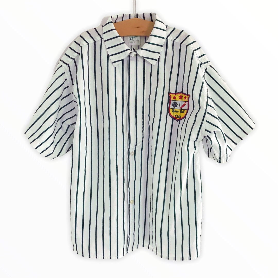 chemise baseball rayée vintage enfant